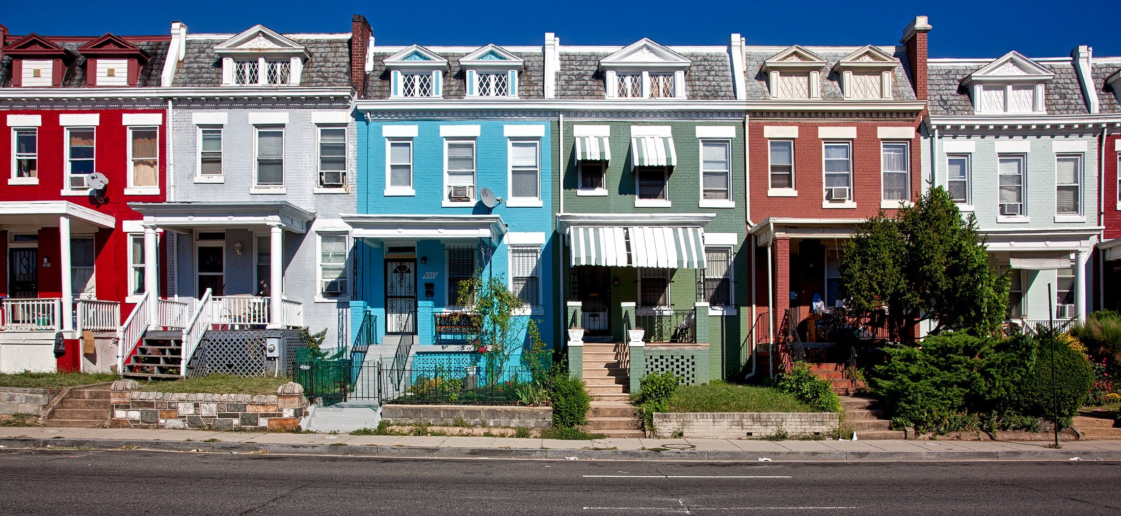 a row of houses