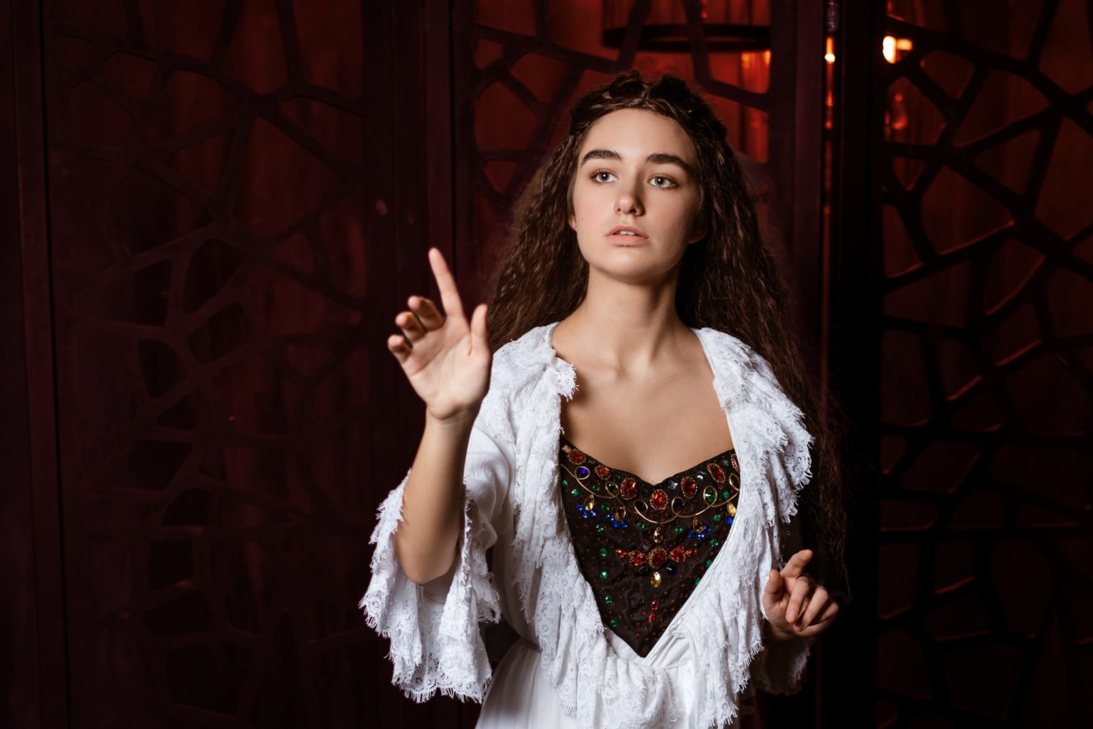 photo cosplay based on the musical The Phantom of the Opera